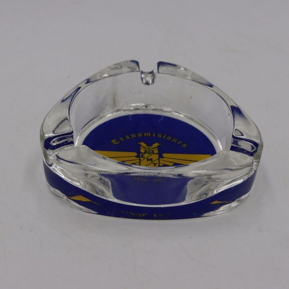 Vintage Glass Ashtray Transmisiones EMT 1969 -1972 - Picture 2 of 6